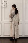 MUTEDANCE dyed silk panel dress MD21FW09